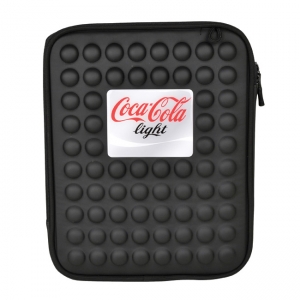 Porta Ipad Rubber color negro con cierre