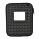 Porta Ipad Rubber color negro con cierre