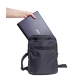 Mochila porta laptop Lewis de polyester color gris