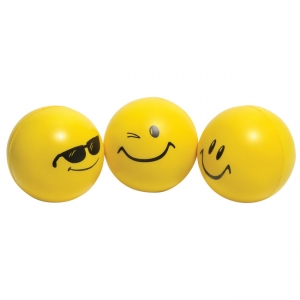 Pelota anti estrés faces de varios colores