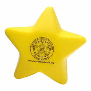 Estrella anti estrés amarilla