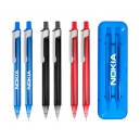 Set de bolígrafo y portaminas Gemello de aluminio, se entrega en caja de regalo