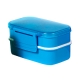 Lonchera o contenedor de alimentos con 2 compartimientos rectangular