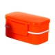 Lonchera o contenedor de alimentos con 2 compartimientos rectangular