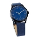 Reloj de pulso unisex con caja metálica y correa de nylon