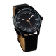 Reloj de pulso unisex con caja metálica y correa de nylon
