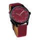 Reloj de pulso unisex con caja metálica y correa de nylon