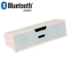 Bocina portátil rectangular recargable con Bluetooth y pantalla