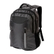 Mochila Euro de poliéster en color negro con compartimiento para laptop