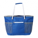 Bolsa Shopper de poliéster con asas y bolsa de red