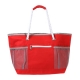 Bolsa Shopper de poliéster con asas y bolsa de red