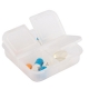 Pastillero cuadrado de 4 compartimientos ALL WEEK