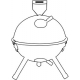 Asador para barbacoa Cookout circular