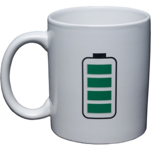 Taza mágica Battery de 320 ml.