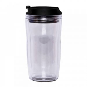 Vaso de plástico con doble pared cap 250 ml