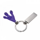 Llavero Smile con placa en varios colores