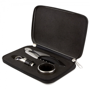 Set de vino Areni 3 accesorios y estuche