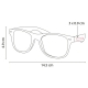 Lentes de moda en colores vistoso con protección UV MARONI