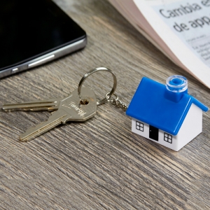 Llavero en forma de casa con luz DASSEL