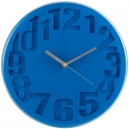 Reloj de pared plástico con números bajo relieve ZEIT