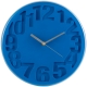 Reloj de pared plástico con números bajo relieve ZEIT