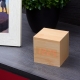 Reloj en forma de cubo TIME CUBE de madera