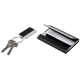 Set de tarjetero y llavero VINISTRA elegante con caja de regalo