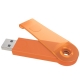 Memoria USB plástica GAMKA de 16GB con cubierta giratoria translucida