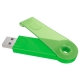 Memoria USB plástica GAMKA de 16GB con cubierta giratoria translucida