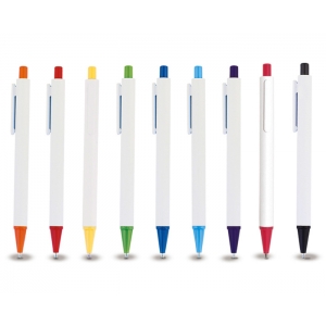 Pluma o bolígrafo plástico Taner, es ideal para campañas masivas