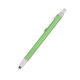 Pluma o bolígrafo de aluminio Brad con punta touch y grip de hendiduras