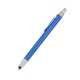 Pluma o bolígrafo de aluminio Brad con punta touch y grip de hendiduras