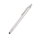 Pluma o bolígrafo de aluminio Brad con punta touch y grip de hendiduras