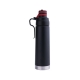 Termo de acero esmaltado en negro Kuo con asa 540 ml