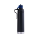 Termo de acero esmaltado en negro Kuo con asa 540 ml