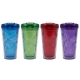Vaso termo de doble pared simula hielos Fiesta 480 ml