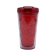 Vaso termo de doble pared simula hielos Fiesta 480 ml