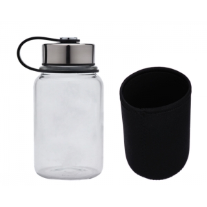 Ánfora o Cilindro de boro silicato Berker y funda de neopreno 600 ml