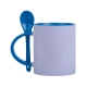 Taza o tarro 11 Oz para sublimar Mirza con cuchara