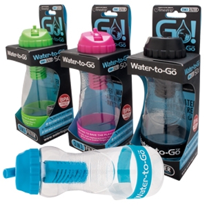 Ánfora o cilindro deportivo Water To Go de lujo alta tecnología