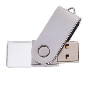 Memoria con acrílico y metal giratoria de 8 GB