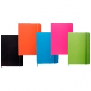 Libreta de 70 hojas rayadas con elástico tipo Skin no grabable
