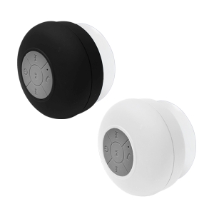 Bocina bluetooth resistente al agua en dos colores diferentes