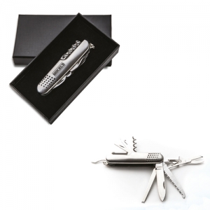 Navaja de 11 funciones Lester con caja de regalo