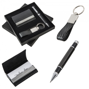 Set de regalo ejecutivo llavero pluma y tarjetero High
