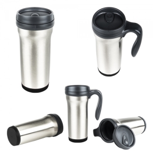 Termo con mango Nilo de acero y plástico 500 ml