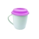 Taza Volca con tapa en diferentes colores