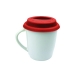 Taza Volca con tapa en diferentes colores