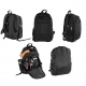 Mochila escolar o para laptop acojinada Frosch con funda impermeable