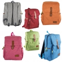 Mochila divertida en varios colores Fiolet escolar o laptop